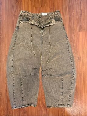 GAP Washed Brown Horseshoe Jeans